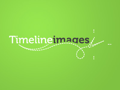 Timeline Images logo clock dash green line logo time