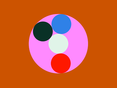 Color Funk 2 circles of color color palette color play face