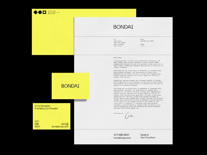 BONDAI Brand Identity pt 2 by Ryan Hammond for Herefor Studio on Dribbble