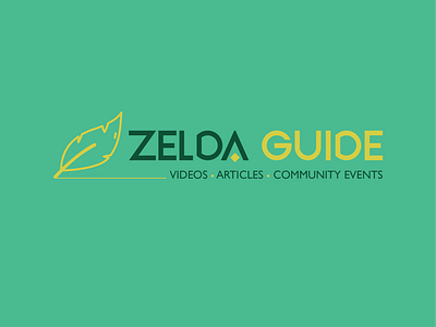 Zelda Guide branding design illstrator logo logochallenge typography