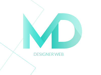 MD l Logo branding design illstrator logo logodesign typogaphy vector