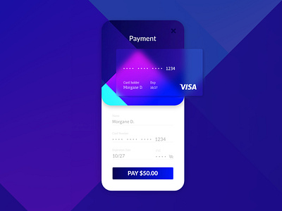 Daily UI #002 Credit card checkout