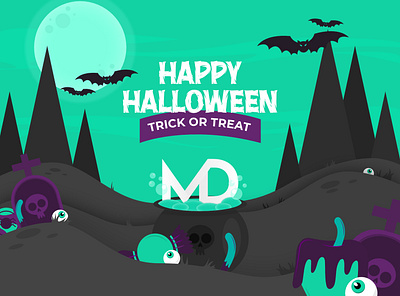 Trick or treat design illstrator illustration vector