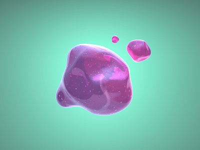 Morph 3d blend shape jelly light maya morphing pink purple render