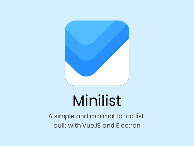 Minilist Icon app icon icon todo app todo list todolist