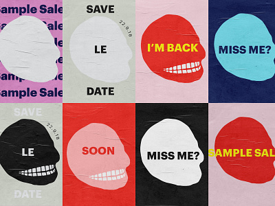 Cheap Monday Sample SaleTeaser Posters