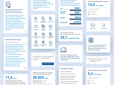 Nornickel Annual Report card cards company concept corporate corporation corporative dashboard material material design report shadow tool toolbar tools tooltip ui uiux ux