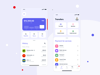 Online Banking Mobile App Concept app banking concept figma