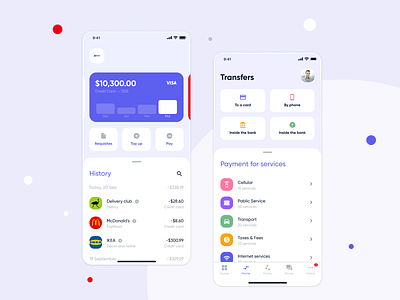 Online Banking Mobile App Concept