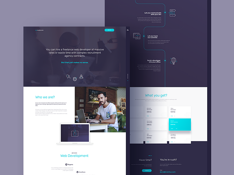 Devdev by Mik Skuza for tonik on Dribbble