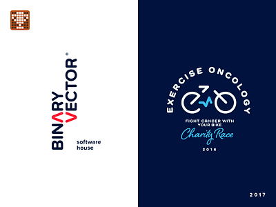 LogoLounge 10! bike charity race chosen logo logolounge oncology race selection vector win