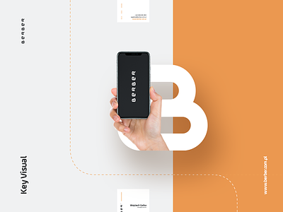BerKey agency black brand guidelines branding key visual logo orange