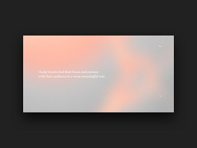Olly Cooper / Landing page art direction ui ux website