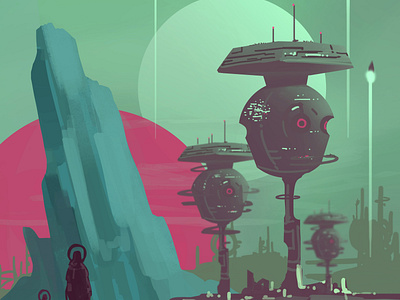 Planet X - Scifi Illustration