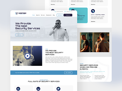 Security Services Landing Page