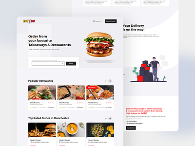 Food - Landing Page Concept