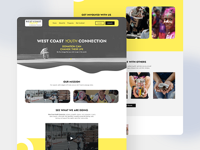 WestCoastYouth - Landing Page