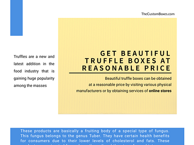 Infographic  Get beautiful truffle boxes at reasonable price