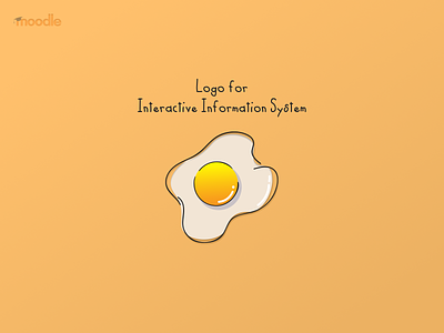 Fried eggs logo dribbleinvite egg favicon icon icons illustraion illustration invite giveaway logo logo design logodesign logotype moodle vector webdesign