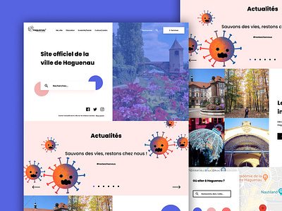 haguenau website city design desktop design interface ui ui design ux ux design ux ui ux ui design