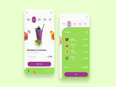 Healthy App Concept app app design design illustration minimal mobile app mobile app design ui ux