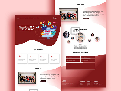 Surigao DigiPro Web Design agency brand icon red ui ui ux ui design uidesign ux ux ui ux design uxdesign uxui web design webdesign website website design