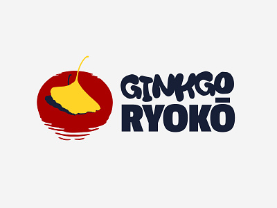 Ginkgo Ryokō affinity designer ginkgo japan logo logo design vector