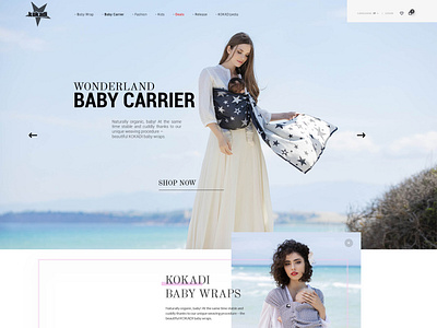 Baby Carrier - Landing Page