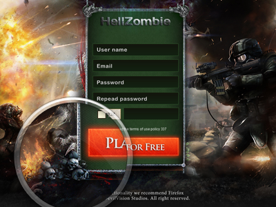 Hellzombie - Browser Based Game