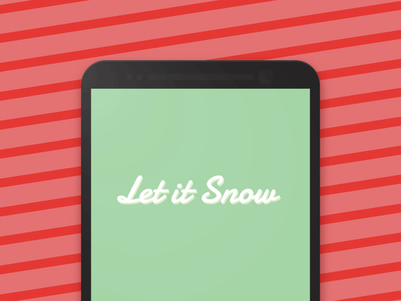 Let it Snow after effects snow ui winter