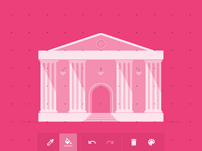 Pink Building - made with Geomme building geomme pink