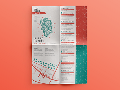 Vege Fesival Leaflet Design (Eat, Cook, Love)