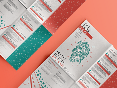 Vege Fesival Leaflet Design (Eat, Cook, Love)