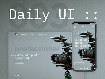 Daily UI (LANDING PAGE)