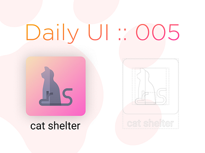 Cat shelter logo daily ui dailyui design icon illustration logo minimal ui ux vector