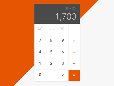 Calculator - Daily UI #004