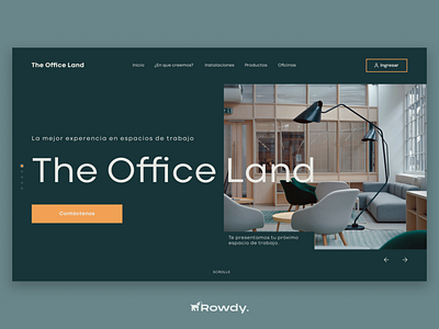 The Office Land app app design coworking design mexico city office ui ui design ux ux design uxdesign web web design webdesign website website design