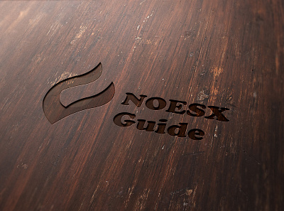 NOESX GUIDE LOGO branding design furniture logo logo design logodesign wood