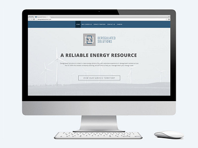 Deregulated Solutions Website broker css development energy html online web