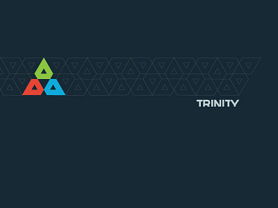 Trinity Logo Exploration 3 branding identity logo pattern triangle typography