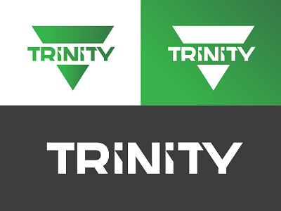 Trinity Logo Exploration 6 branding identity logo triangle typography
