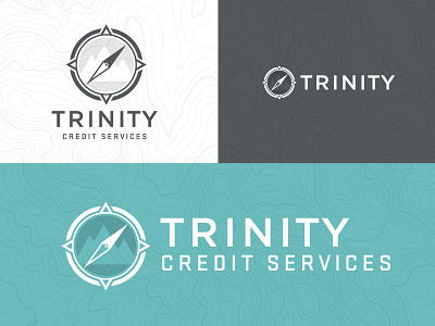 Trinity Logo Exploration 7 branding compass identity logo map topographic typography
