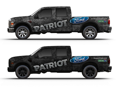 Patriot Wrap 03 auto camo car digital f 250 rendering truck wrap