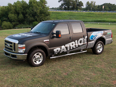 Patriot Wrap 05 auto car f 250 ford truck wrap