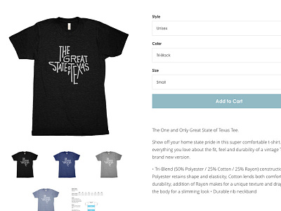 The Great State of Texas Shirt For Sale