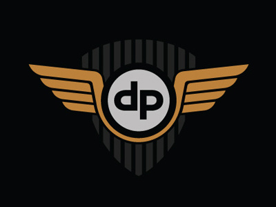 dp Badge badge crest dp logo wings