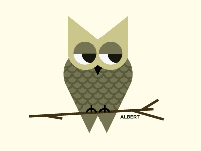 Albert illustration owl