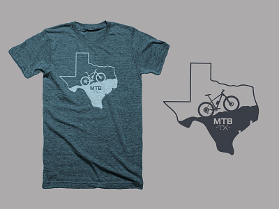 MTB TX T-shirt bike cycle illustration mtb state t shirt texas tx vector