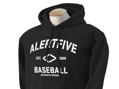 AlertFive Authentic Hoodie apparel baseball clothing hoodie