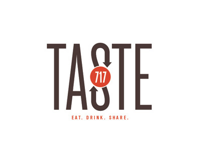 Taste717 drink eat logo restaurant share